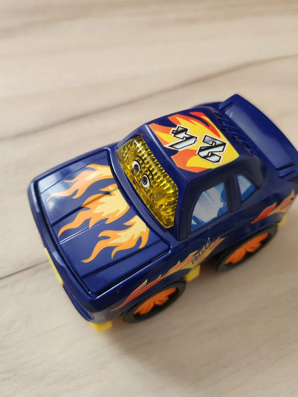 VTech Go! Go! Smart Wheels Revved Up Race Car Blue #24 Lights & Sounds Toy
